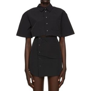 Jacquemus Black ‘La Robe Arles’ Short Dress 40